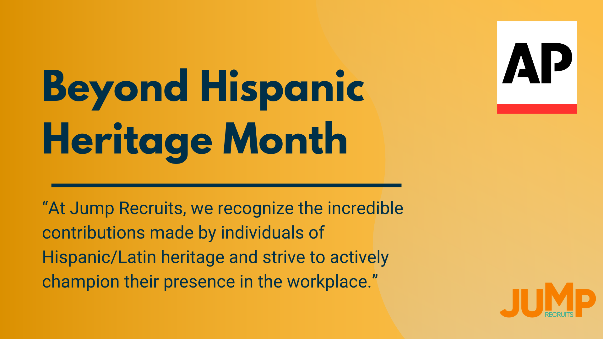 Jump Recruits: Beyond Hispanic Heritage Month
