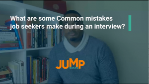 What are some common mistakes job seekers make during an interview?
